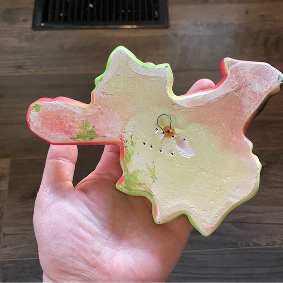 Vintage Miller Studio Chalkware Red Cardinal birds wall decor 1972 - Picture 8 of 9